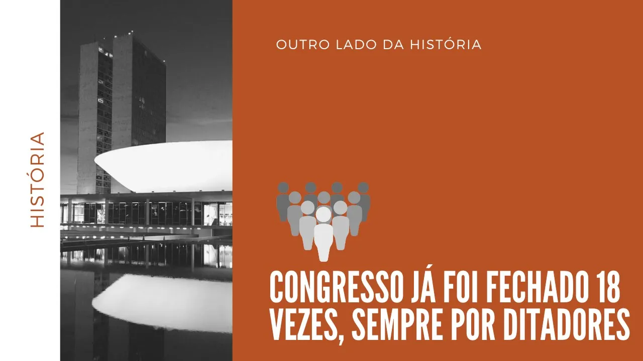 Congresso já foi fechado 18 vezes