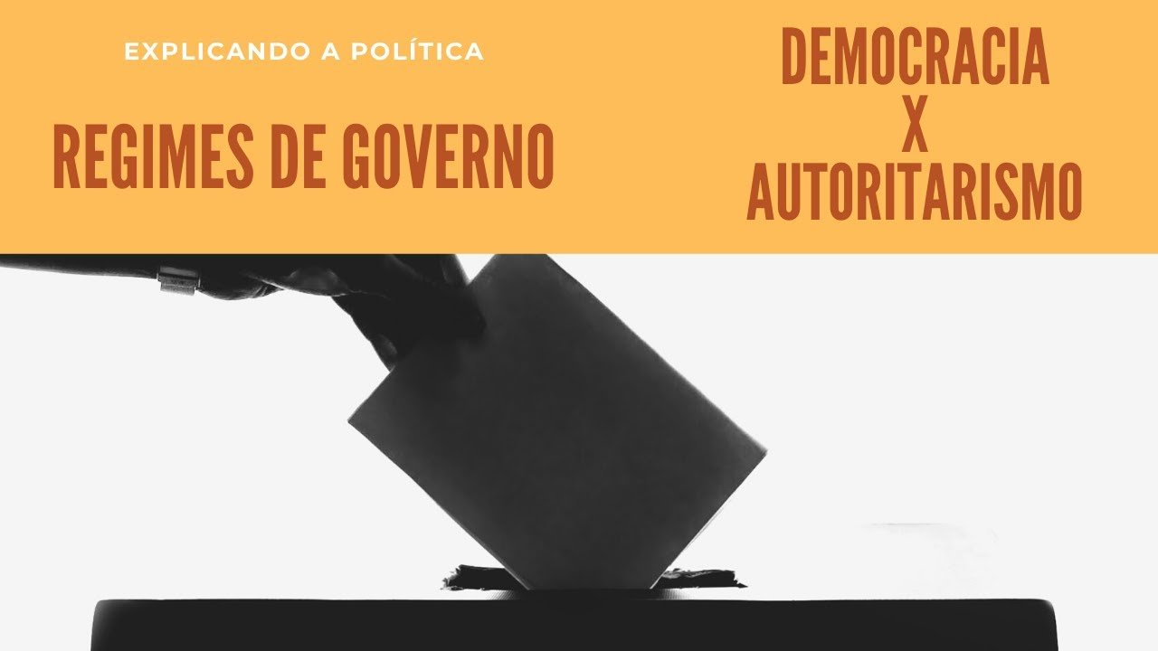 Regimes de governo: Democracia x e Autoritarismo