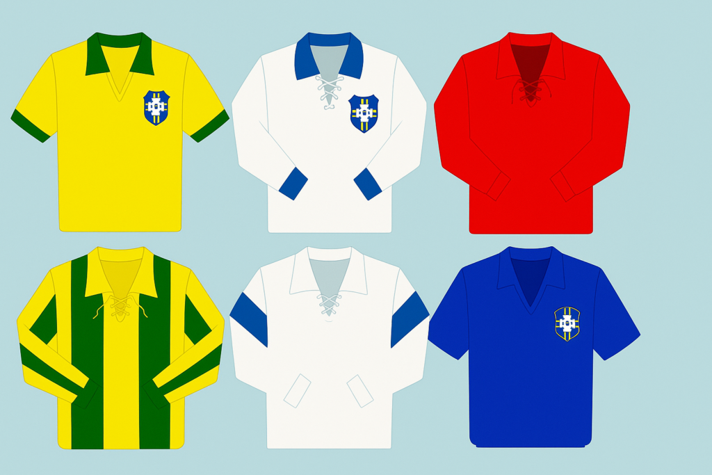 Seleção Brasileira de camisa vermelha? Conheça o histórico de camisas do Brasil