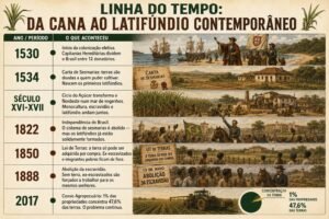 O Ciclo do Açúcar e a Formação do Latifúndio: por que a terra no Brasil é concentrada desde 1530?