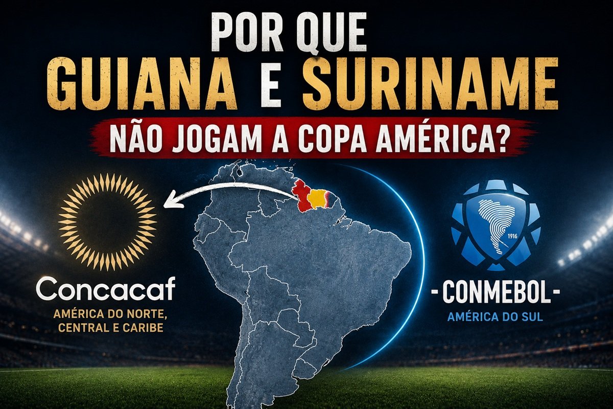 Por que Guiana e Suriname não foram colonizadas por Espanha ou Portugal