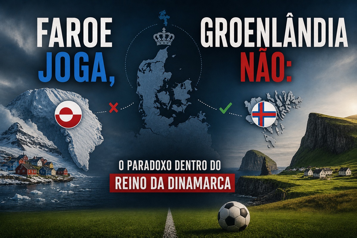 Por que as Ilhas Faroé têm seleção de futebol e a Groenlândia não